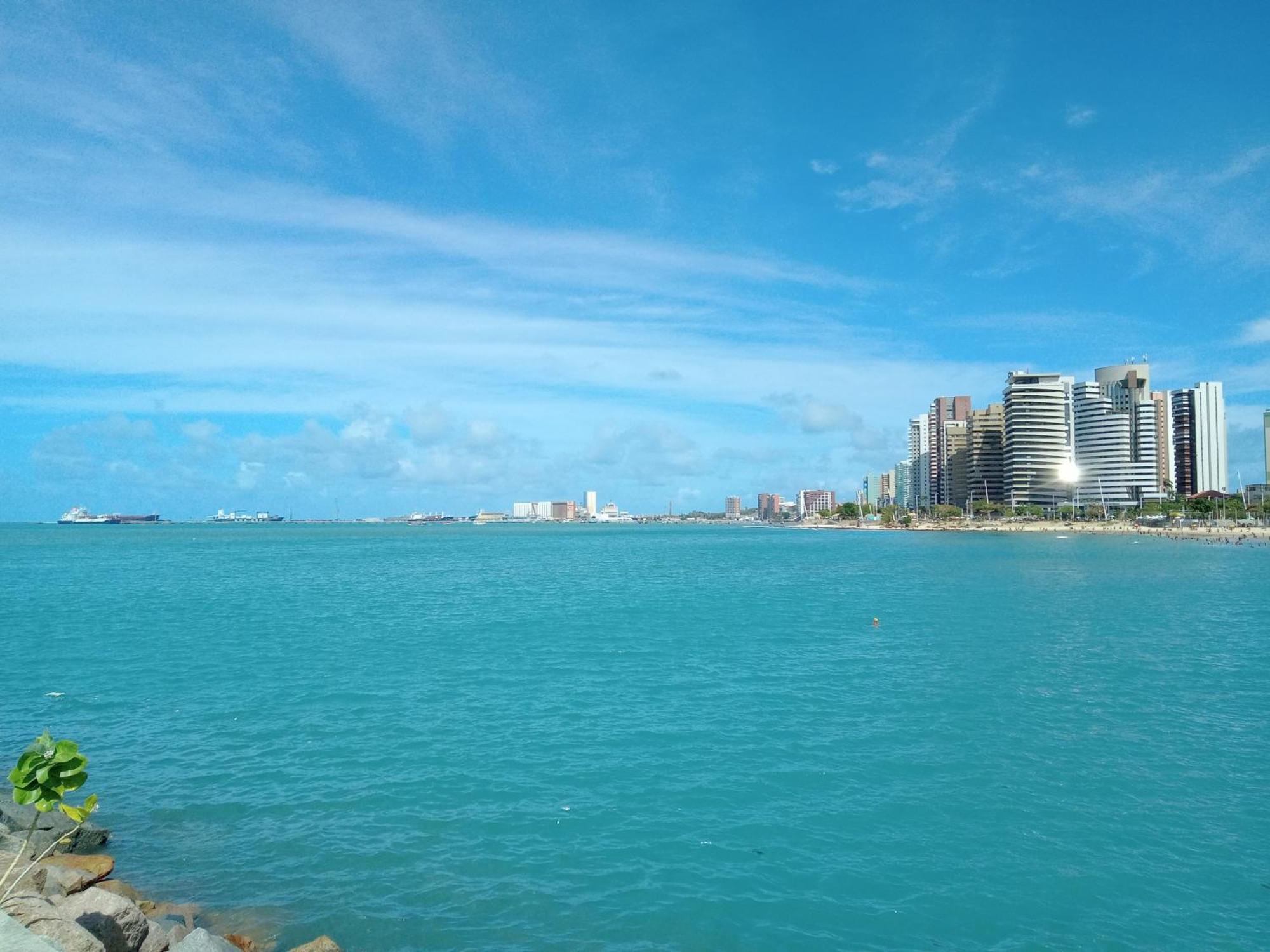 Flat Mar Brasil Tropical - Apartamento De 2 Quartos Com Suite E Vista Do Mar Fortaleza Dış mekan fotoğraf
