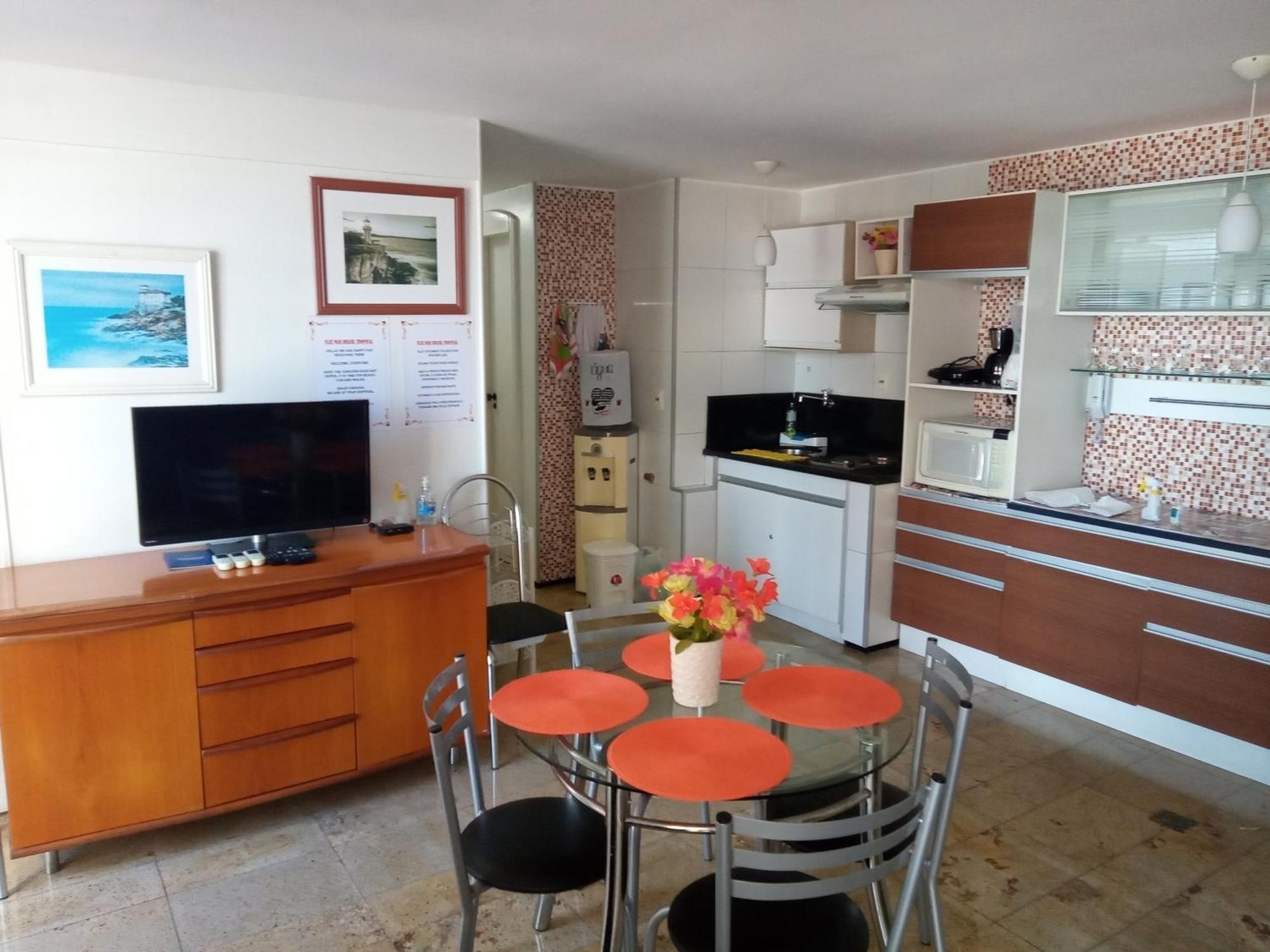 Flat Mar Brasil Tropical - Apartamento De 2 Quartos Com Suite E Vista Do Mar Fortaleza Dış mekan fotoğraf