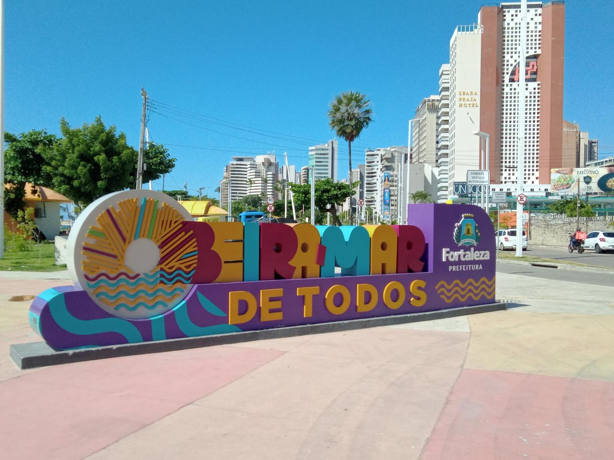 Flat Mar Brasil Tropical - Apartamento De 2 Quartos Com Suite E Vista Do Mar Fortaleza Dış mekan fotoğraf