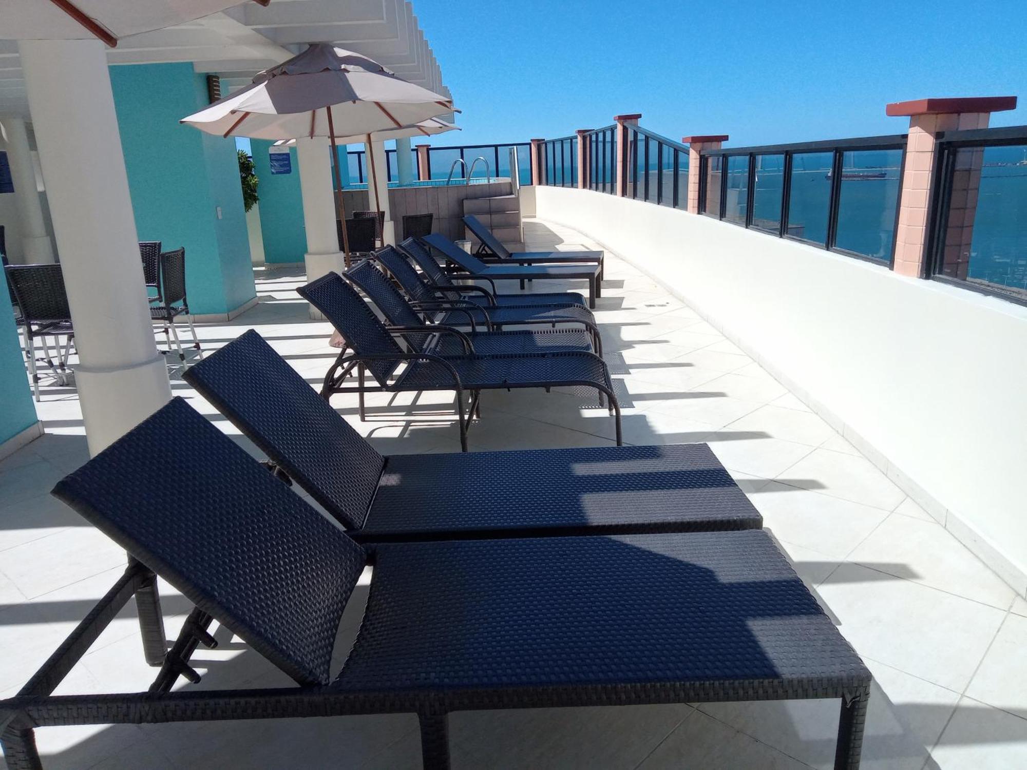Flat Mar Brasil Tropical - Apartamento De 2 Quartos Com Suite E Vista Do Mar Fortaleza Dış mekan fotoğraf