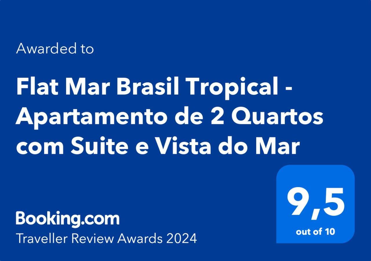 Flat Mar Brasil Tropical - Apartamento De 2 Quartos Com Suite E Vista Do Mar Fortaleza Dış mekan fotoğraf
