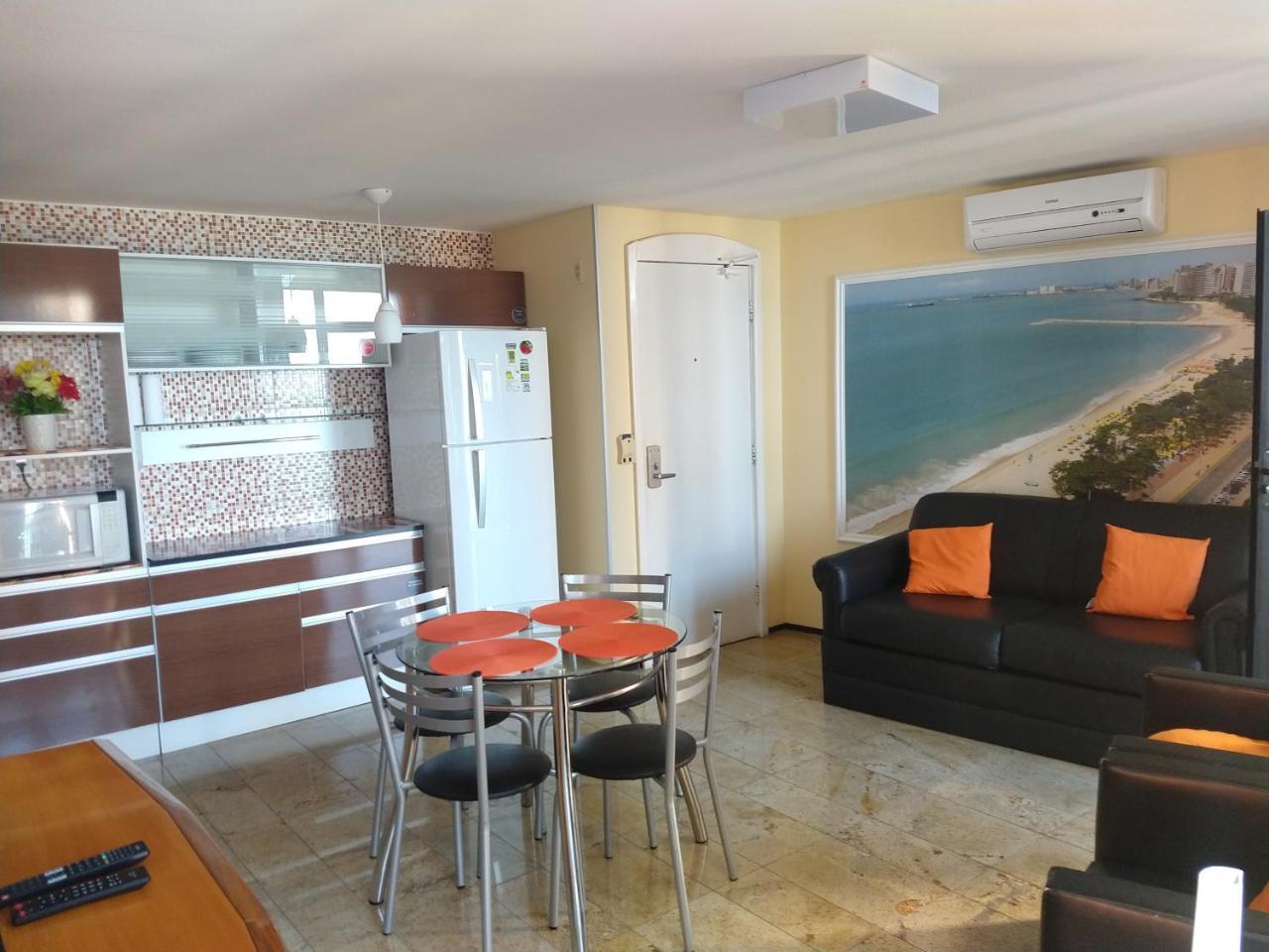 Flat Mar Brasil Tropical - Apartamento De 2 Quartos Com Suite E Vista Do Mar Fortaleza Dış mekan fotoğraf