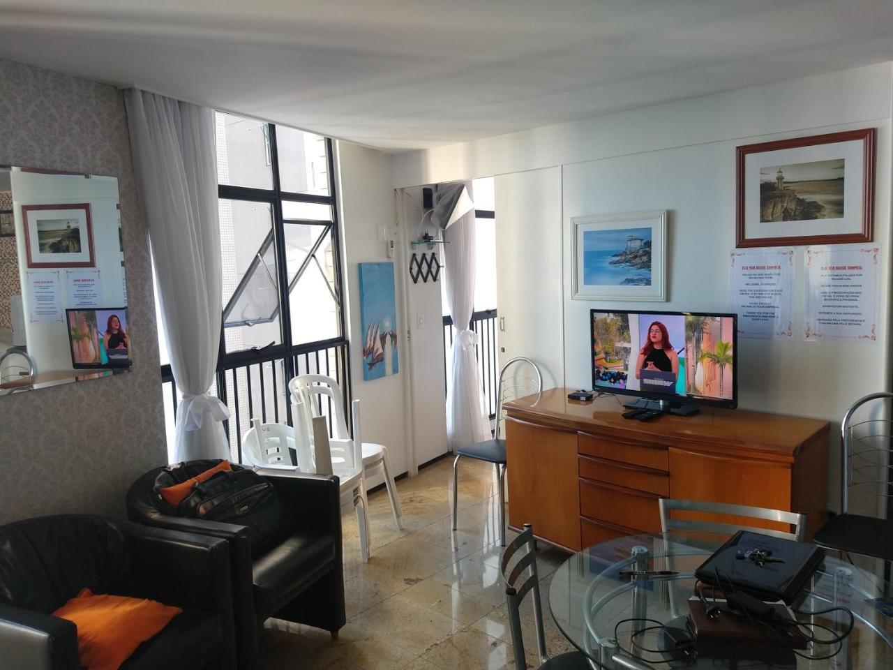 Flat Mar Brasil Tropical - Apartamento De 2 Quartos Com Suite E Vista Do Mar Fortaleza Dış mekan fotoğraf